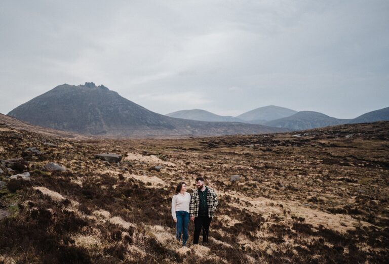 Northern Ireland Engagement Photography Mourne Mountains